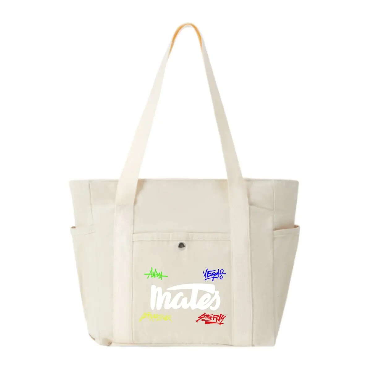 

Graffiti Text Art Text Art Unisex Multi-Pocket Shoulder Bag Minimalist Versatile Crossbody Bag