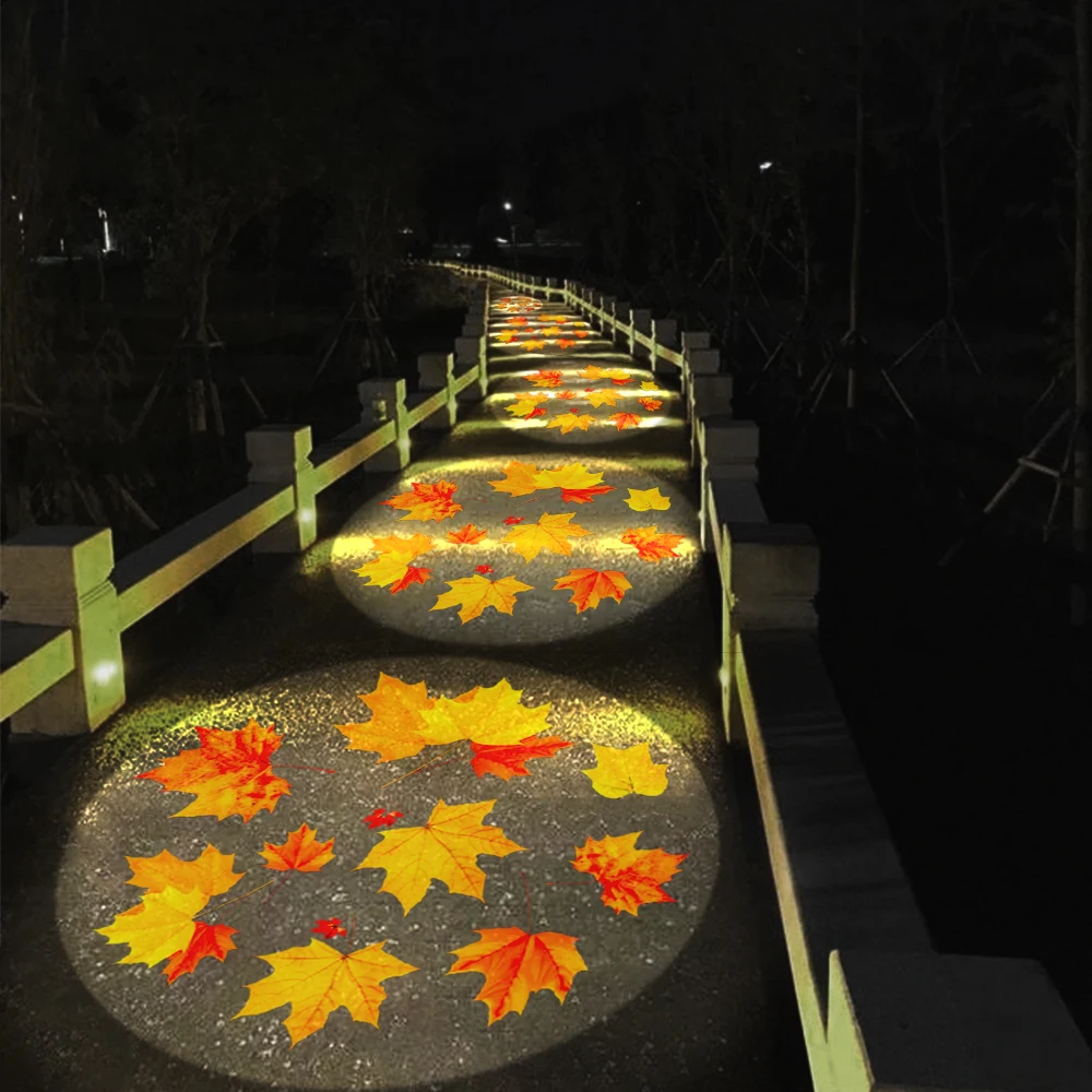 300W Multi Logo Projector Custom 4  Slides Advertising Projector Park Lighting Outdoor Advertising Projection Lights