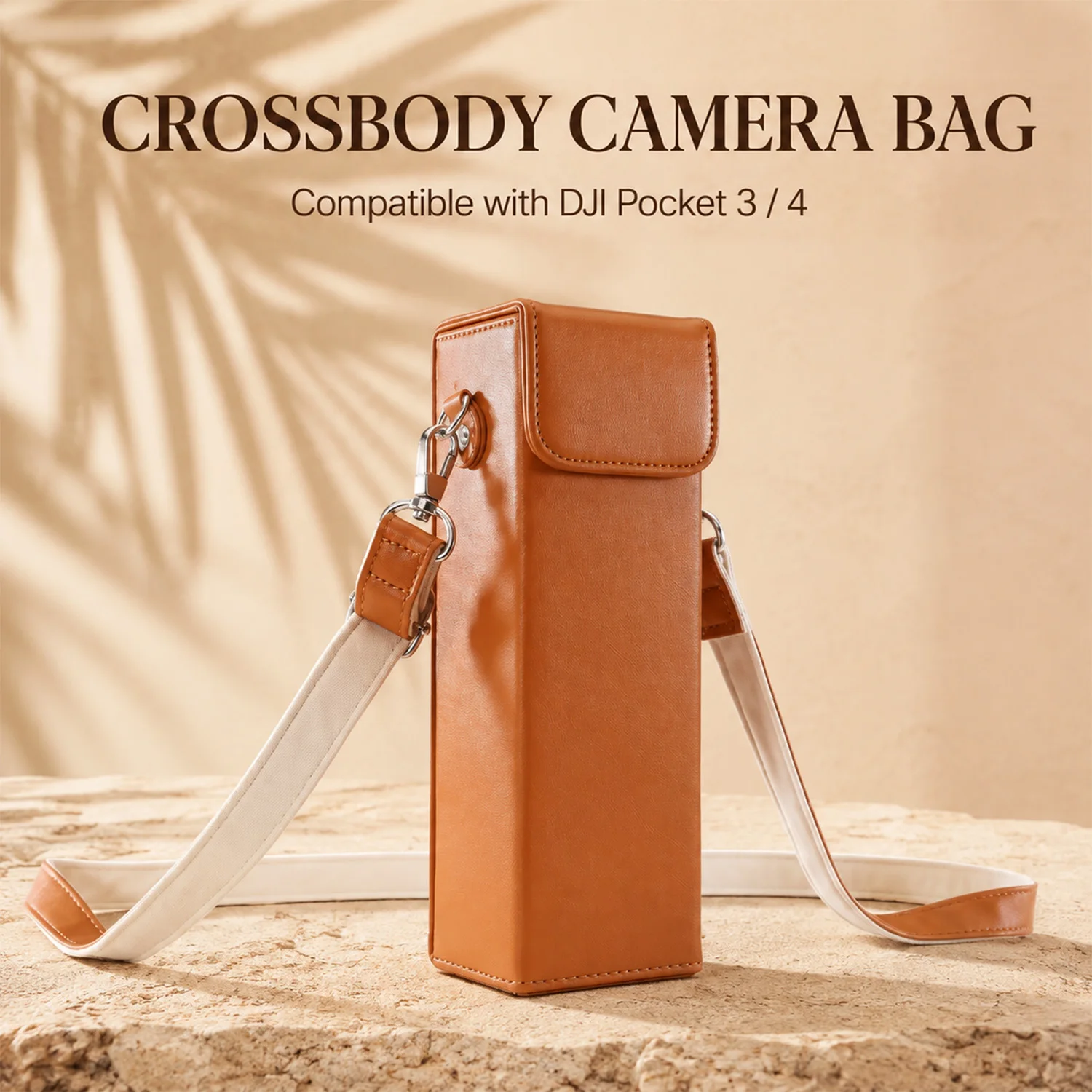 Crossbody Storage Bag For DJI Pocket 4/3 Camera Case Shockproof Hard Shell Protective Case Travel Accessories With Hand Strap