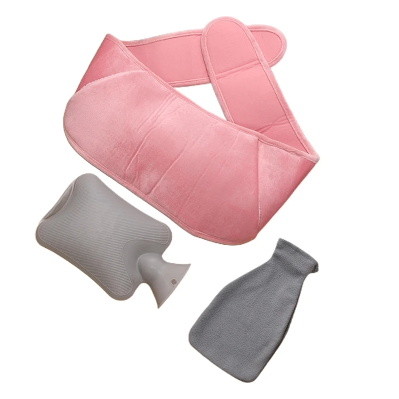 1000ml Hot Water Bottle with Waist Cover Reusable Portable Hot Water Pouch Bag Pain Relief Winter Warmer for Drop Shipping