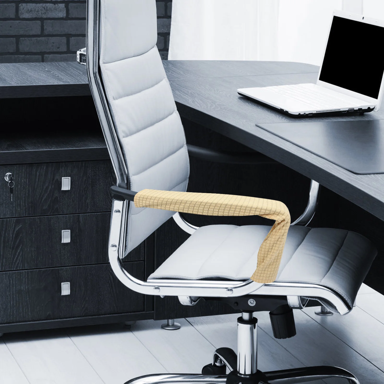 

Waterproof Armrest Covers for Office Chair Removable Arm Protectors Nice Fit Polyester Versatile Compatibility