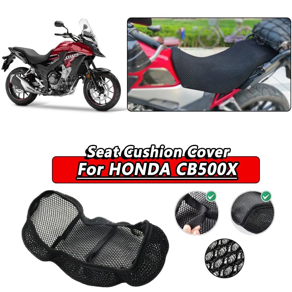 

For HONDA CB500X CB 500X Motorcycle Accessories Mesh Breathable Seat Cushion Saddle Non-Slip Protection Seat Cover