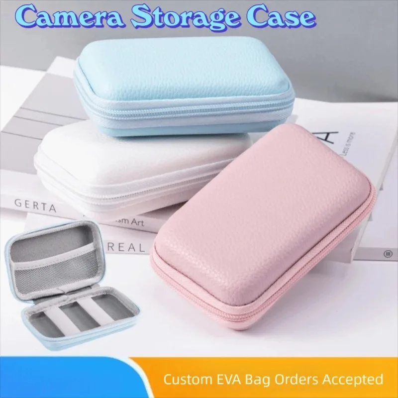 Vintage CCD Digital Camera Hard EVA Storage Case Waterproof Protective Box for Canon Sony Compact Card Cameras Hold Supplies