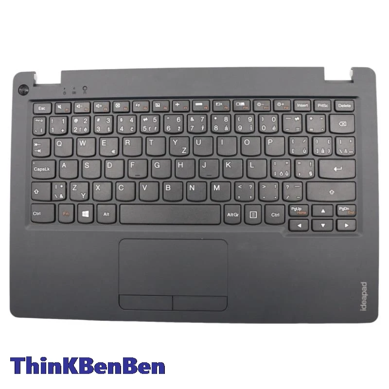 

CZ Czech Black Keyboard Upper Case Palmrest Shell Cover For Lenovo Ideapad 100s 11 11IBY 5CB0K48380