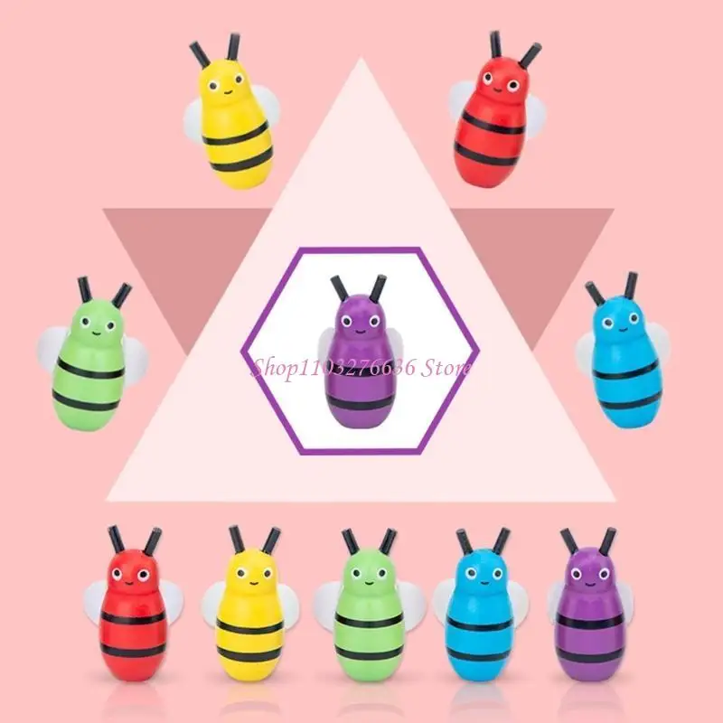 

R6FD Деревянный улей Танграм Пчела-головоломка-головоломка, обучающая игрушка для обучения детей