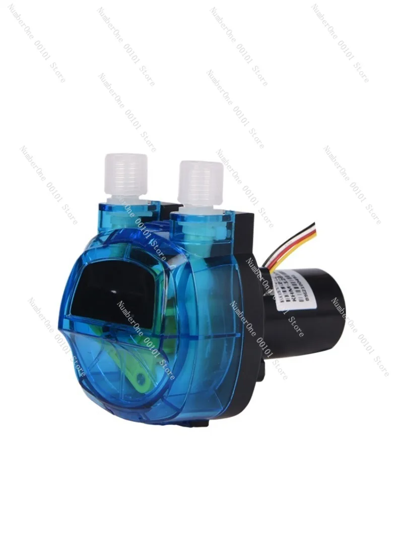 Peristaltic pump 12v micro industrial water laboratory small 24v large flow self-priming hose pump