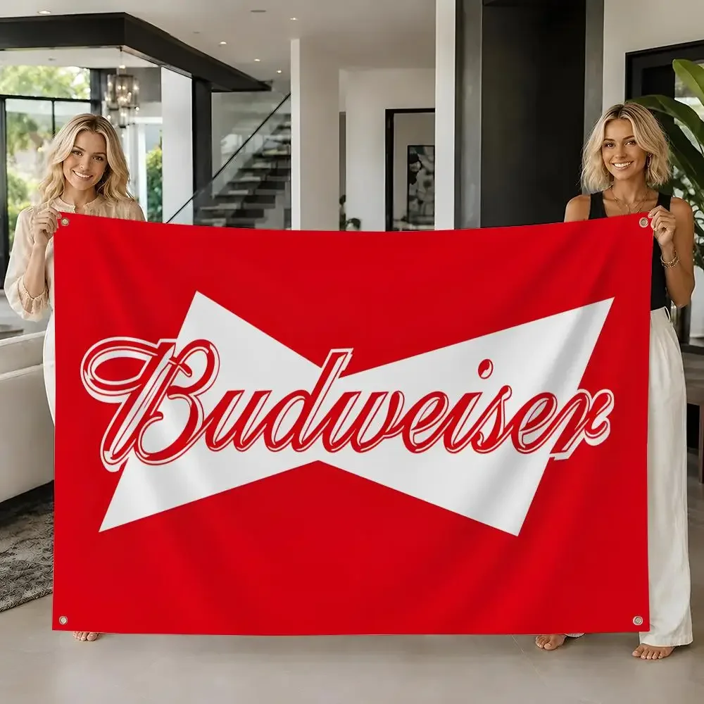Beer B-budweisers Flags flag For Room Dorm Camping Picnic Art Style Garage Bar wall Decoration Banner