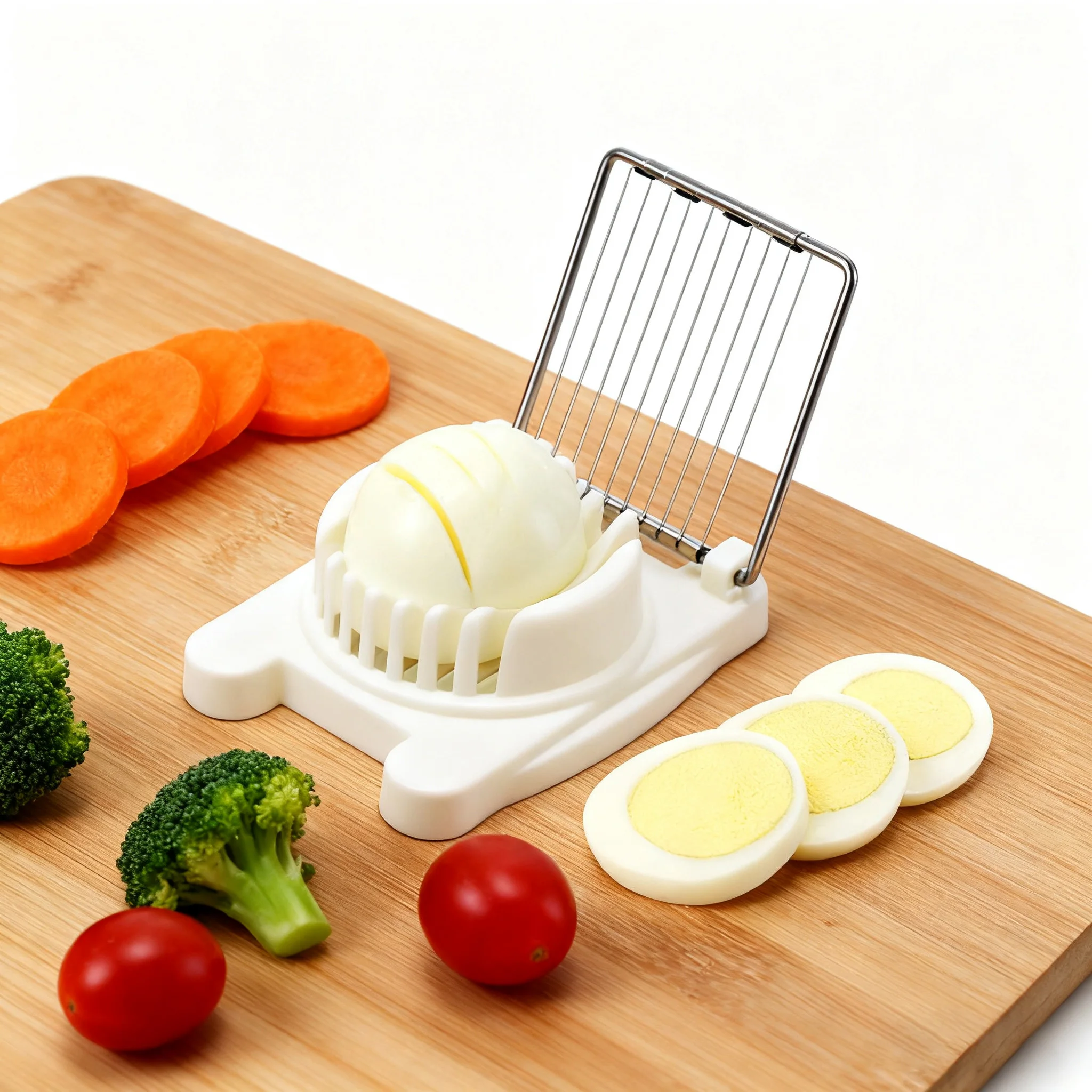 Rebanador de huevos multifuncional de acero inoxidable, herramienta de cocina rápida para el hogar para cortar alimentos blandos, varios diseños disponibles