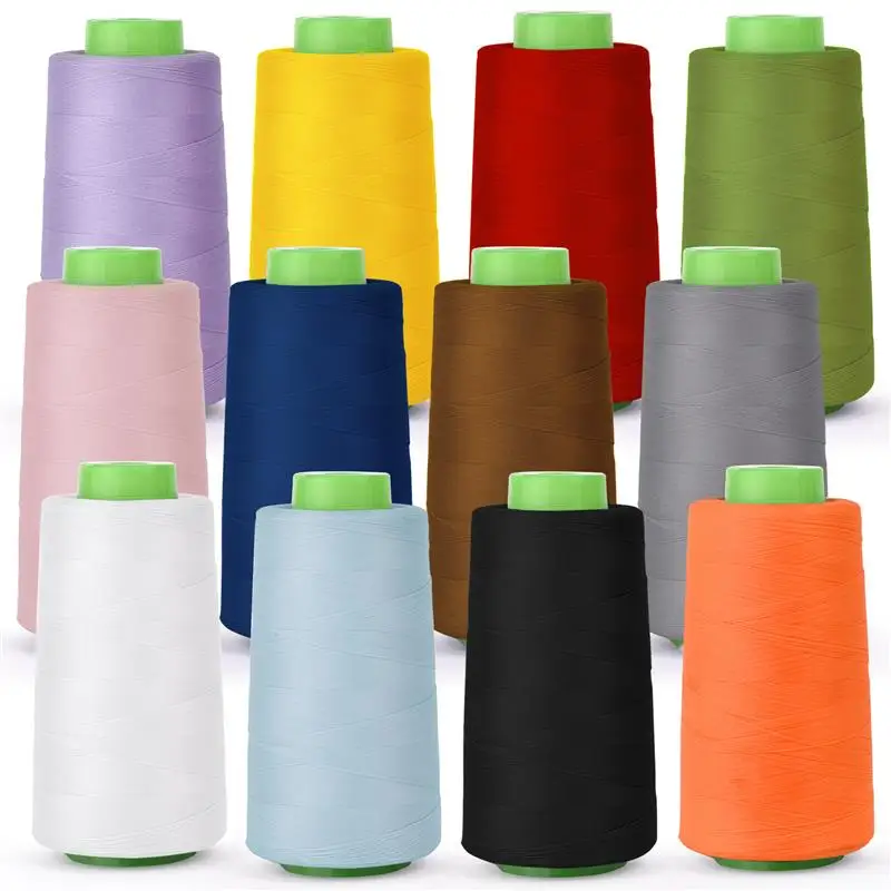 100D/2 3000 Yards Nylon High Elasticity Color Sewing Thread Elastic Thread For Sewing Machine  Hand Stitching Household Thread