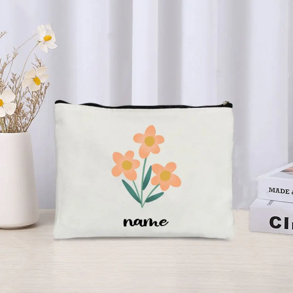 Name Customization Women Toiletry Bag Personalized Customized Package Washbag Cosmetic Bag Travel Makeup Storage Organizer Pouch