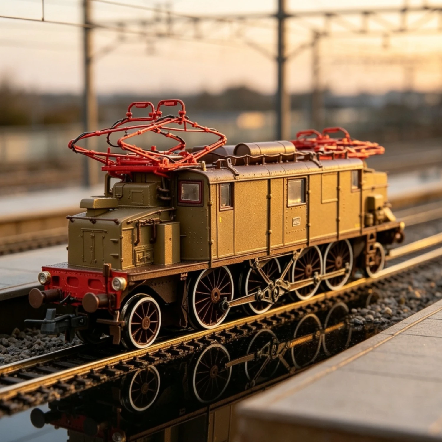 ROCO HO 1/87 Scale Model Train E432 Electric Locomotive with Digital Sound Effects 70467 Brown Toy Train A Toy Gift for Boys