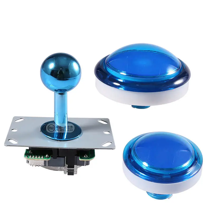 

Игровой автомат с монетоприемником, люкс, кнопки 100/60 мм, синий джойстик, игровая консоль Battle Devil City