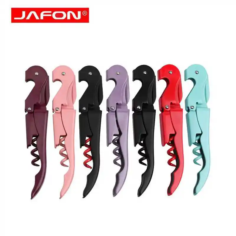 120PCS Colorful Pulltap Wine Corkscrew for Gift or Portable Opener or Pocket Corkscrew for Kitchen Accessories Drop Shipper