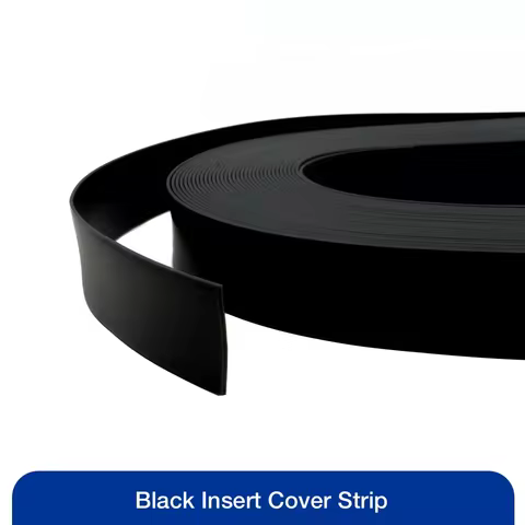 1M Black 25mm Insert Cover Strip Door Window Weather Strip For Caravan Motorhome Opening Window Rubber Seal Car Accessories