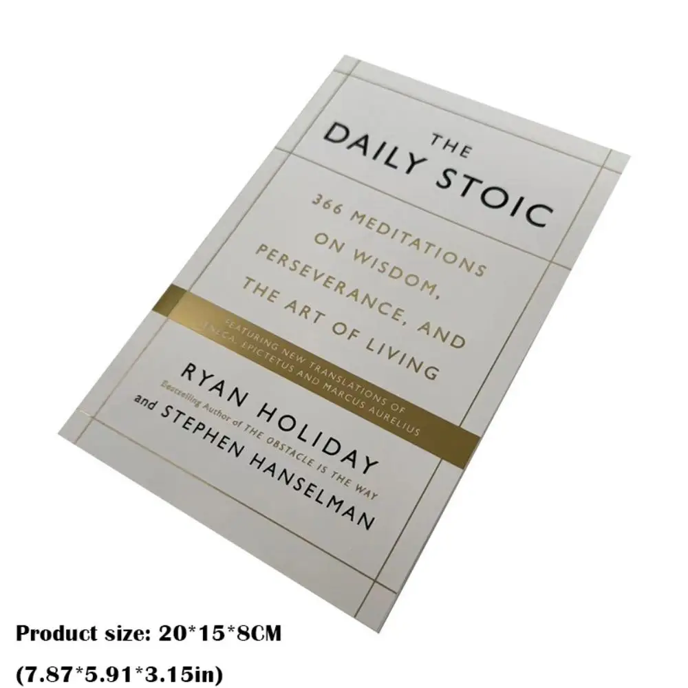 New Paper Daily Stoic Book Portable Multi-function Art of Living Libros Multi Purpose The Daily Stoic