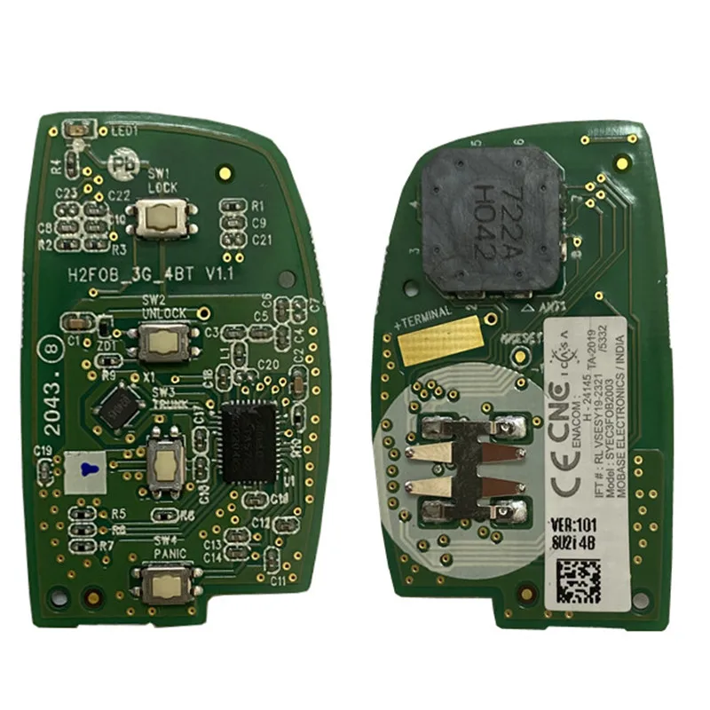 CN020170 For Hyundai Creta 2021 Genuine Smart Remote Key 4 Buttons 433MHz 95440-BV100 6A chip