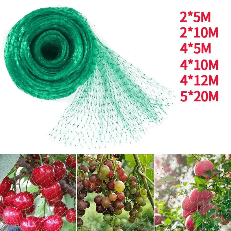 Garden Netting Green Woven Mesh Protect Plants Fruits Flowers Trees Stretch Fencing Durable Net Stops Birds Deer Animals