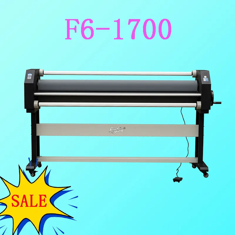 

All in one 1600mm Fayon F6-1700 Cold Roll Laminator Long Service Life Semi-automatic Low Price Electric Laminating Machine