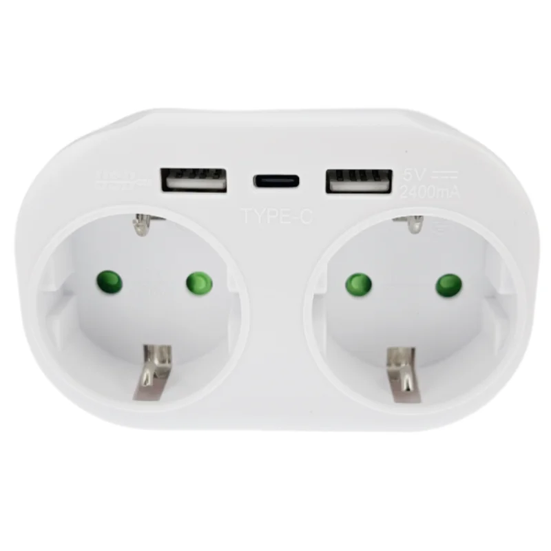 Fengyidz EU KR prise multiprise avec prises ca Ports de chargement USB prise murale adaptateur secteur prise électrique pour le bureau à domicile