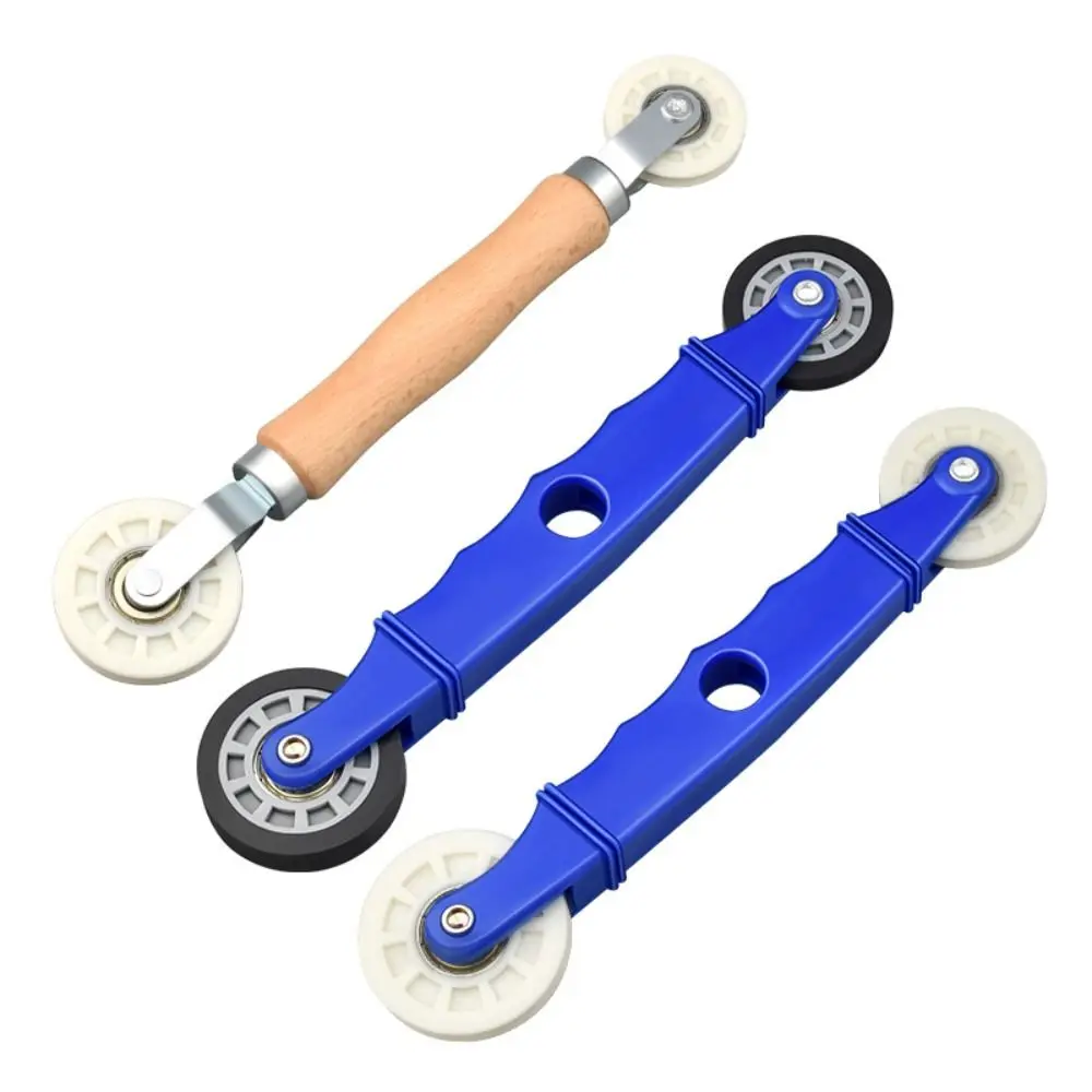 Rubber Wheel Handle Roller Double-Head Repair Tool Window Screening Install Tool Fixed Auxiliary Tools Pressure Pulley