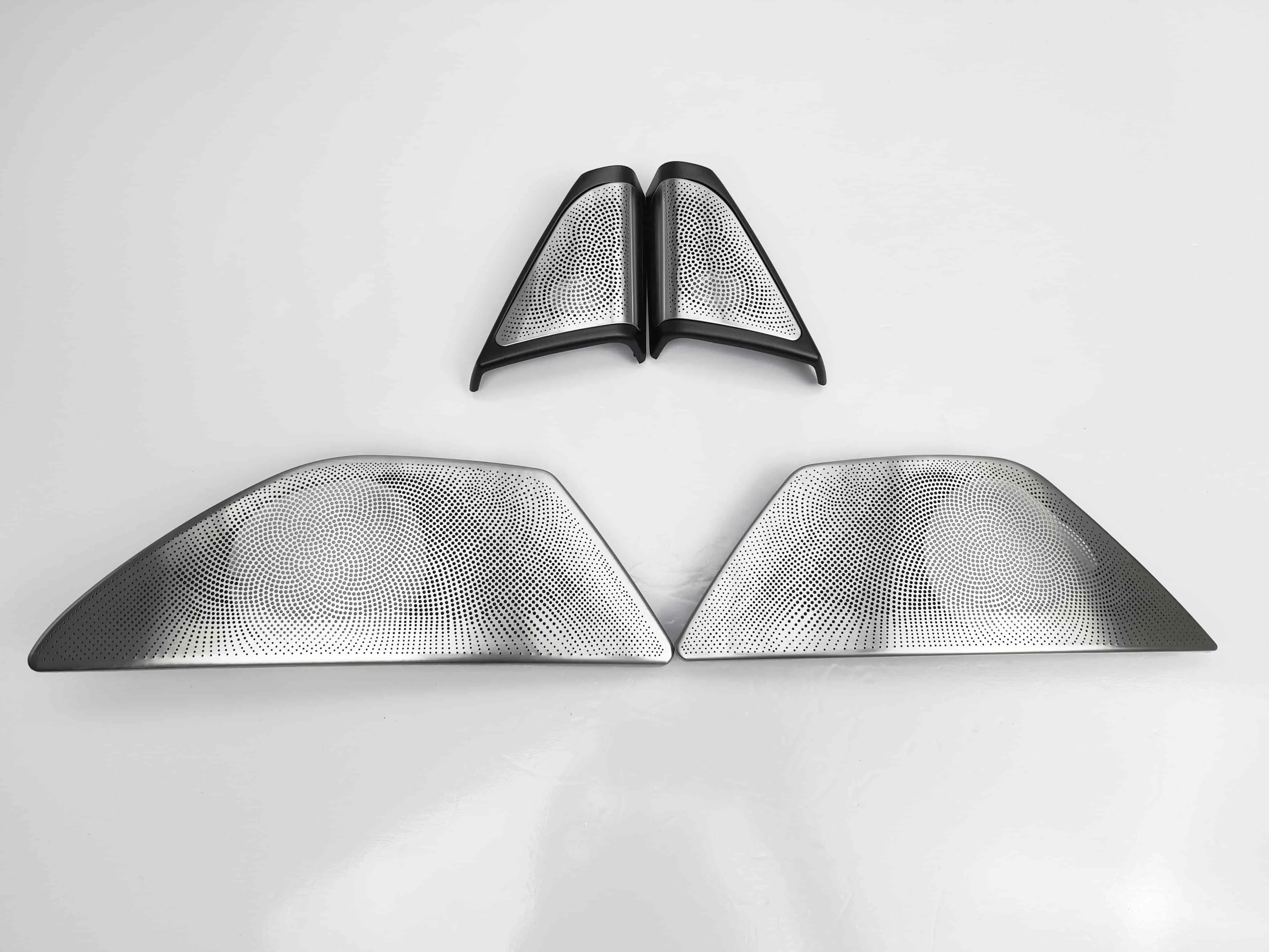 Epoch MotorParts High Quality Car Interior Tweeter Covers for  F10 F18 Glow Speakers Audio Covers Trumpet Head Treble Speaker