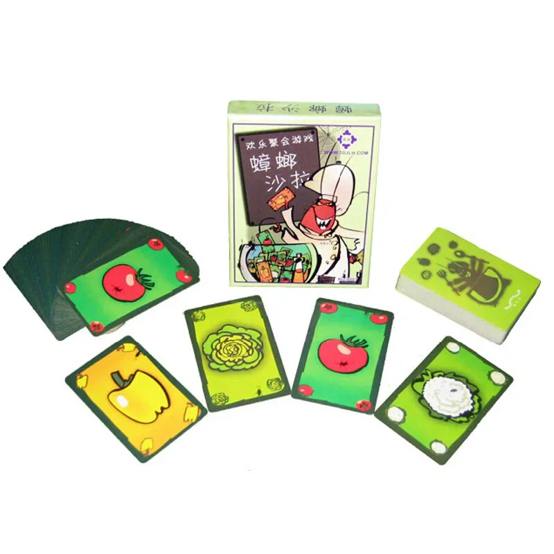 Salad Board Game 2-6 Players Family/Party Best Gift  Cards Game Funny Game