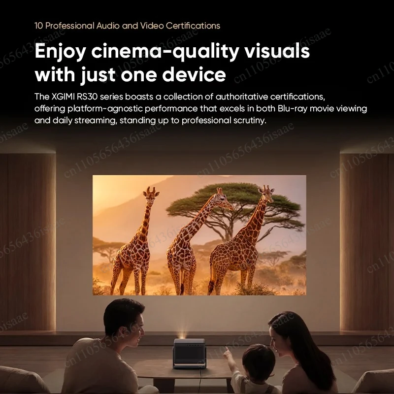 RS30 Pro 4K Laser Projector, 3600 ISO, 4000:1 Native Contrast, IMAX Enhanced Dolby Vision Certified view 4