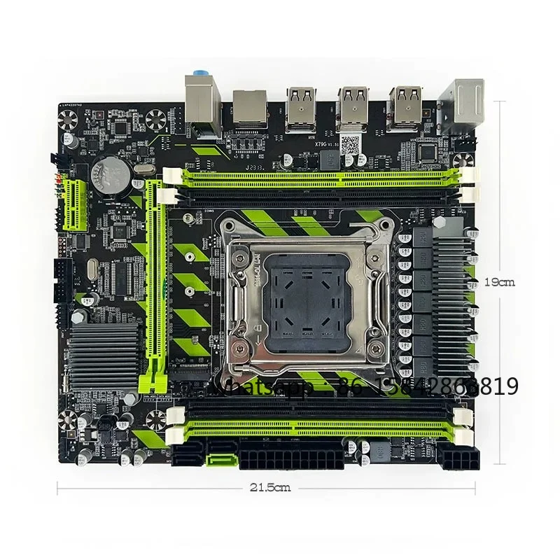 New X79G Main Board Desktop Computer Main Board LGA-2011 Pin DDR3 Memory M.2 Interface Real X79 Chip