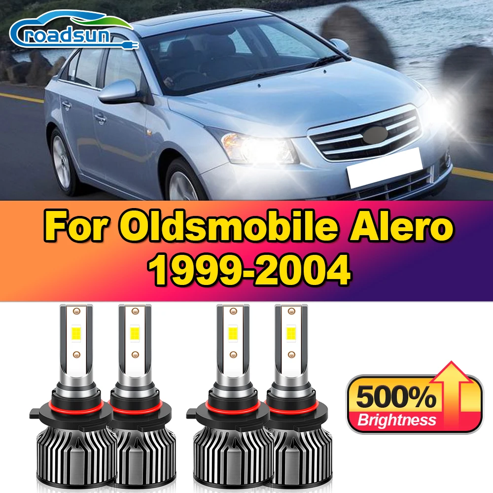 40000LM Car Lights 240W Turbo Auto Lamps 12V 6000K White LED Headlights For Oldsmobile Alero 1999 2000 2001 2002 2003 2004