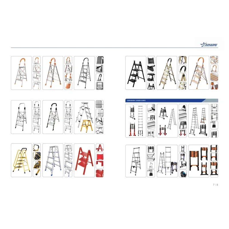 Heavy Telescopic Ladder Aluminum Folding Extension Ladder for Home Use with Safety OEM Customized Factory Supply