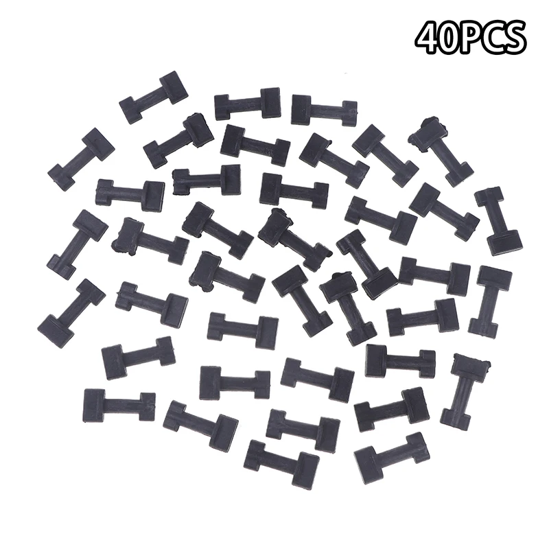 40PCS Mold Buckle Roman Column Accessories Buckle Railing Square Column Cylindrical Plastic Lock ABS Material