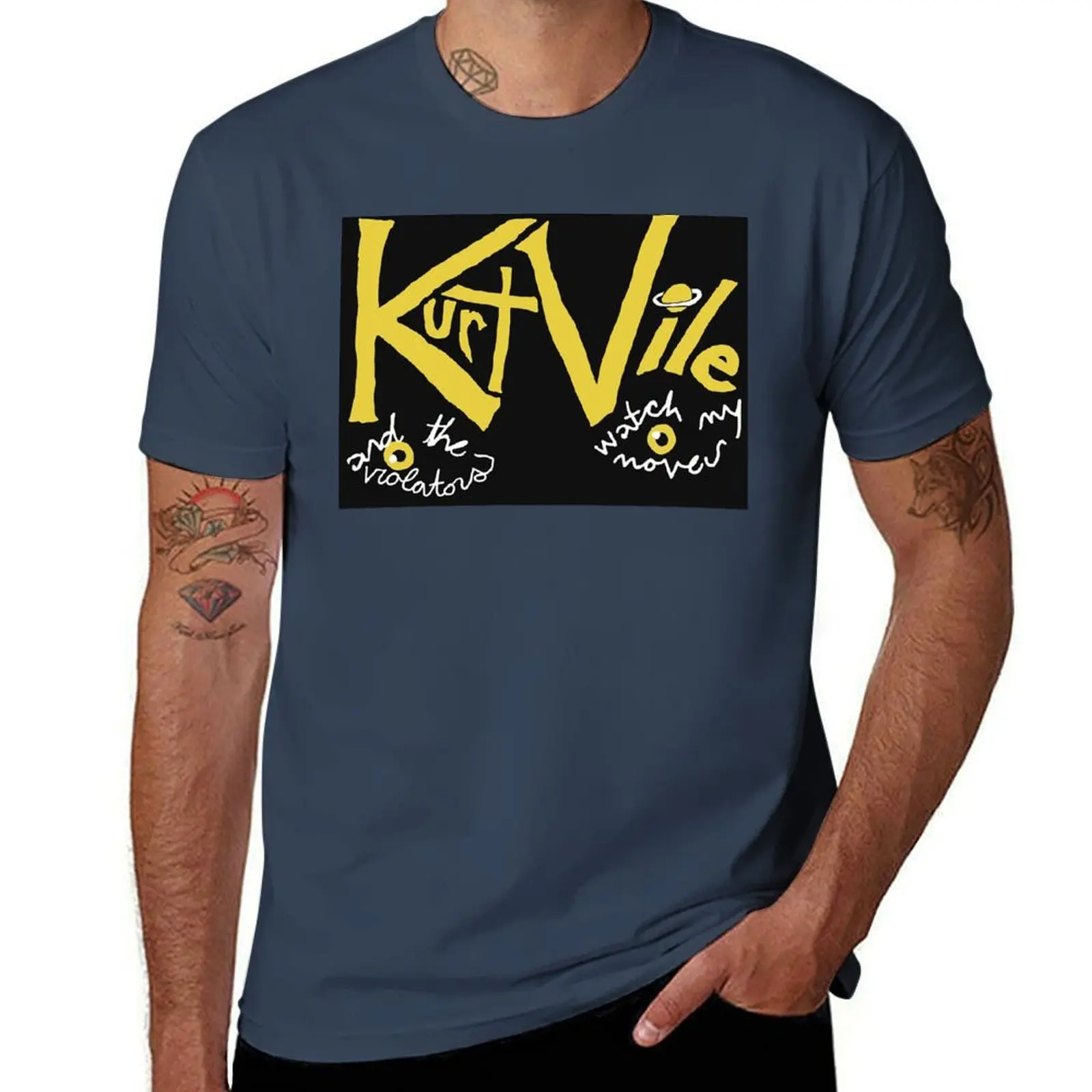 vile kurt T-Shirt Big and Tall Crew Neck Tee