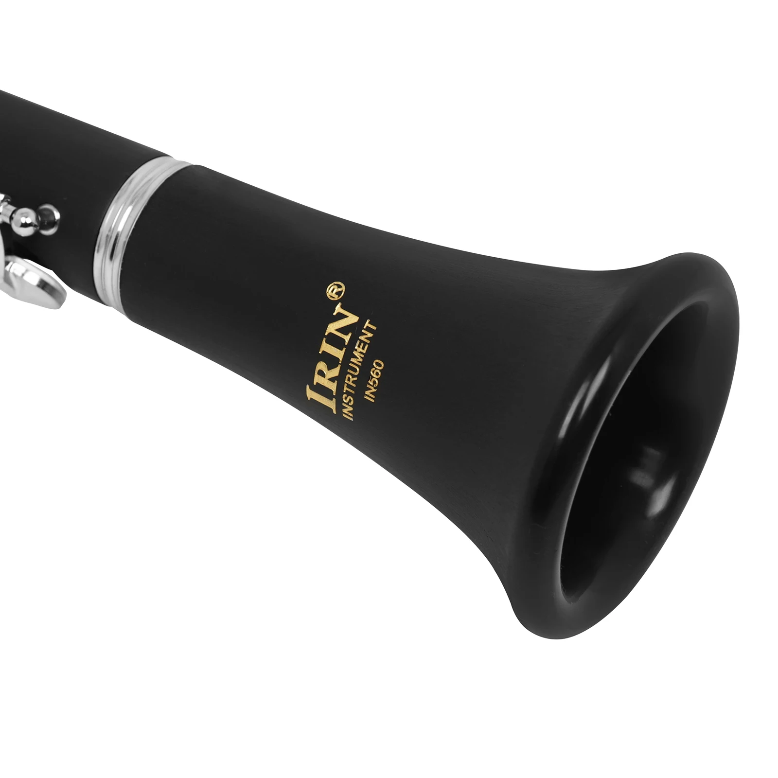 IRIN Clarinet Bb Clarinet 17 مفاتيح 6 حلقات أسود Blackwinds نمط جديد أدوات النفخ الخشبية المهنية مع أجزاء وملحقاتها #5