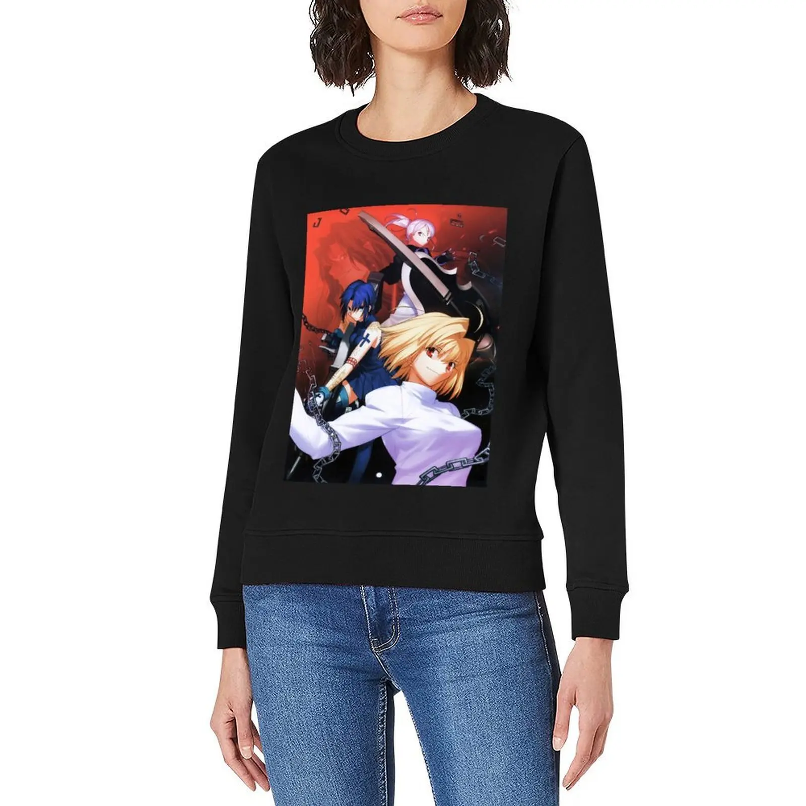 Melty Blood Pullover ملابس رجالية قميص رياضي رجالي ملابس الخريف بلوزات جرافيك