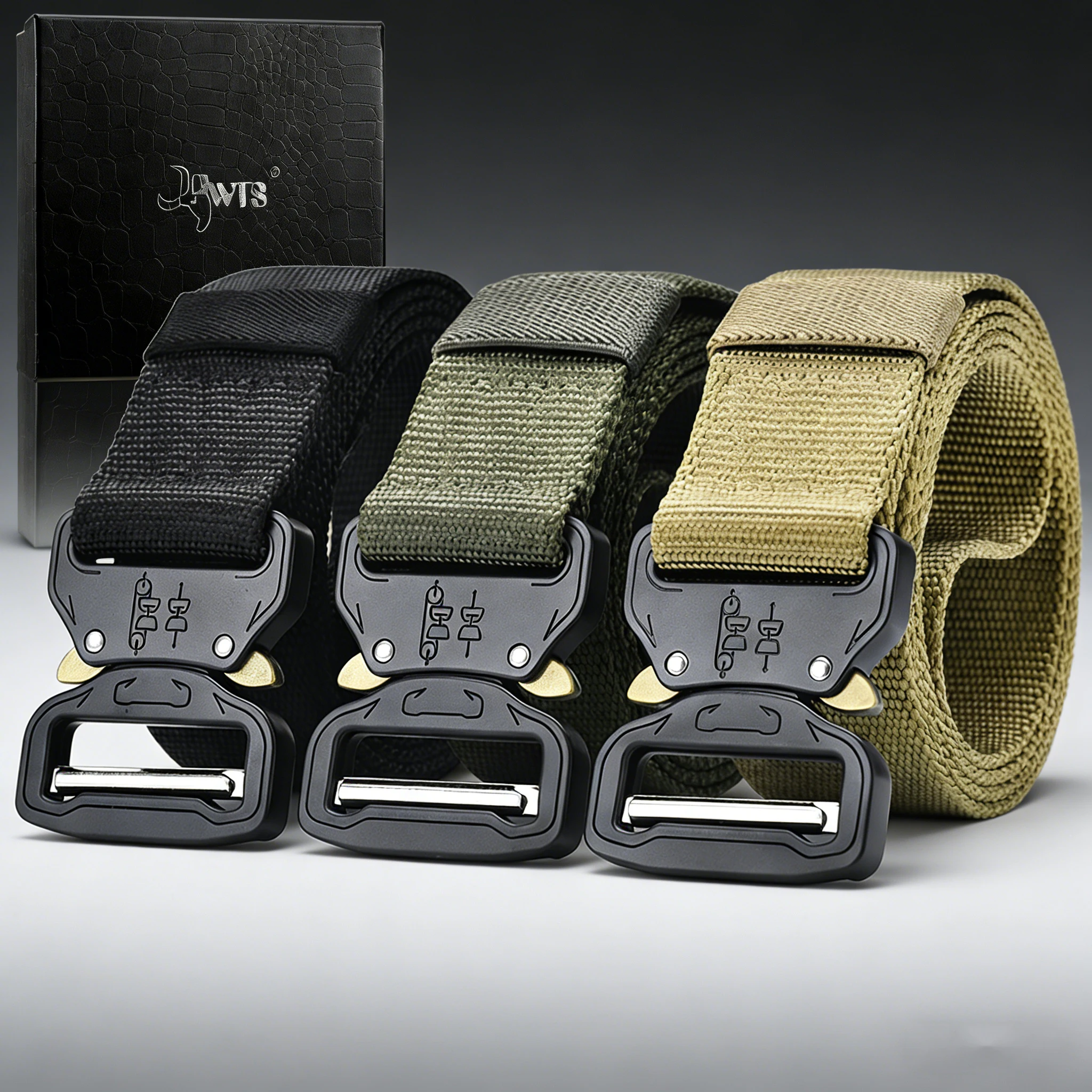 

Изысканная подарочная упаковка, мужской нейлоновый ремень с быстросъемной пряжкой, спортивный стиль, ремень для отдыха на открытом воздухе