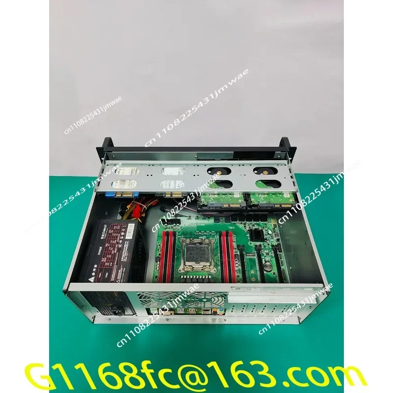 4UChassis Personalized Aluminum Panel Short 350 Deep Atx Large Motherboard Horizontal Industrial Control Rack Type High-end Part