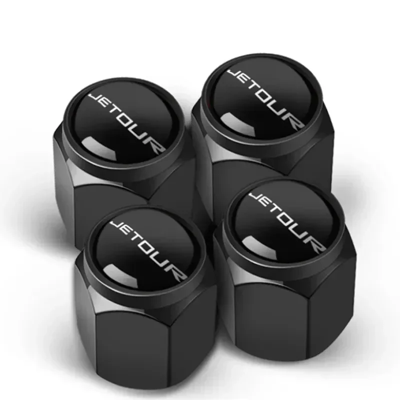 Für Jetour X70 X90 Plus Coupe X95 X70S EV Kupfer Core Auto Rad Reifen Luft Ventil Kappen Stem Abdeckung mit Marke Logo Auto Zubehör