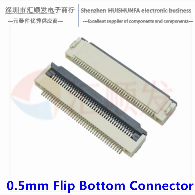 РАЗЪЕМ FPC / FFC 0,5 мм Разъем FPC 0,5 мм 0,5 под откидная крышка 4P/5/6/8/10/12/14/15/16/18/20/22/24/25/26/28/30Pin