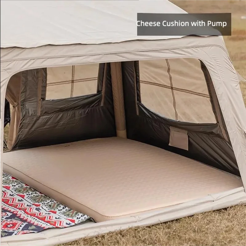 new Mountainhiker Outdoor Double Self Inflating Mattress Compact Folding Portable Camping Mattress Air Cushion Waterproof pad