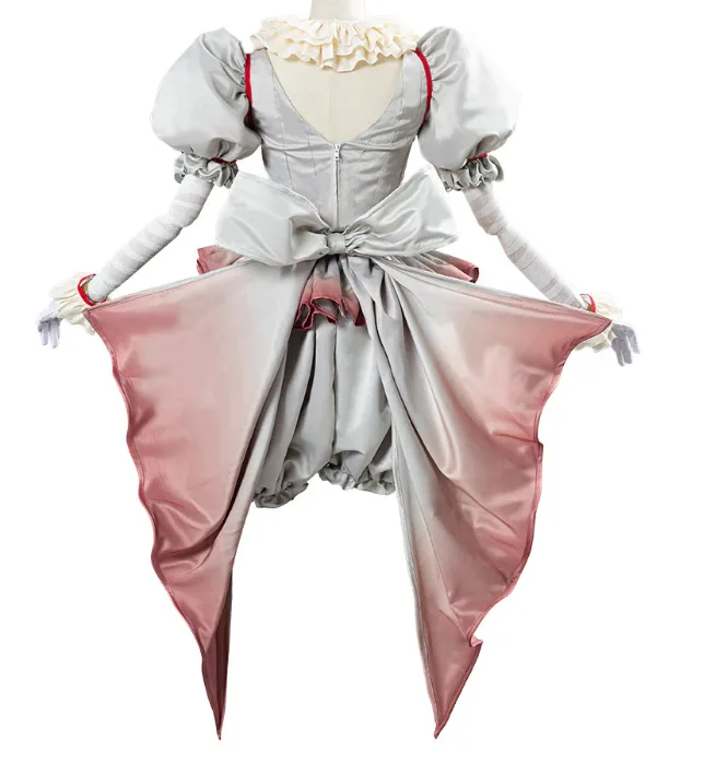 Movie It The Clown Costume Women Halloween Costumes Dress Fantasy Clown Dress Halloween Carnival Dress Outfit