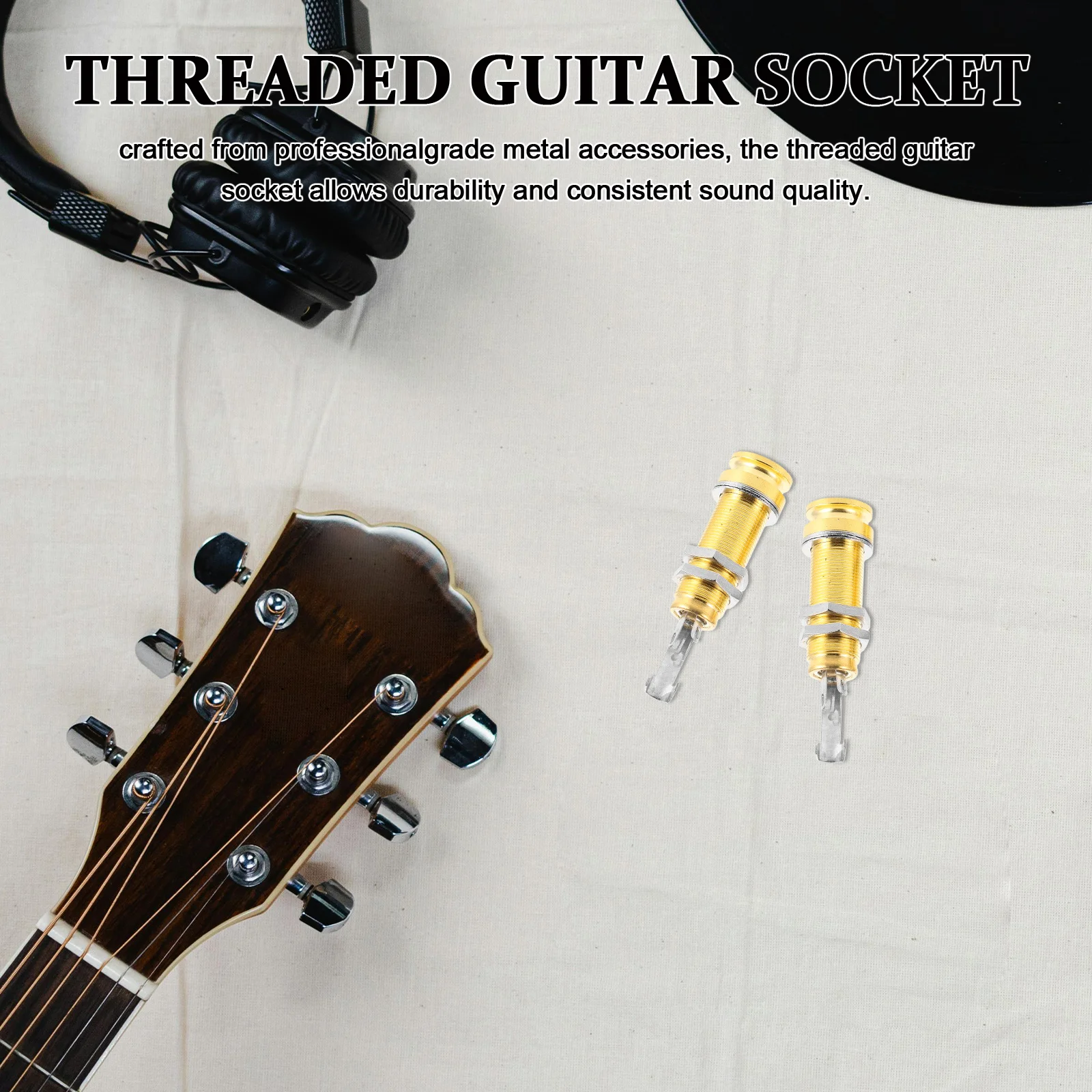 

Guitar Accessories Pack Pickups Jack Socket Cable Winder String Cleaner Maintenance Tools for Musicians