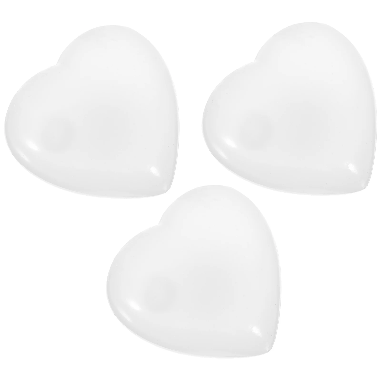 3개입 하트 모양 스퀴즈 볼 TPR 소재 어린이용 안전 파티 선물 끝없는 재미 하트 스트레스 볼 스퀴즈 장난감