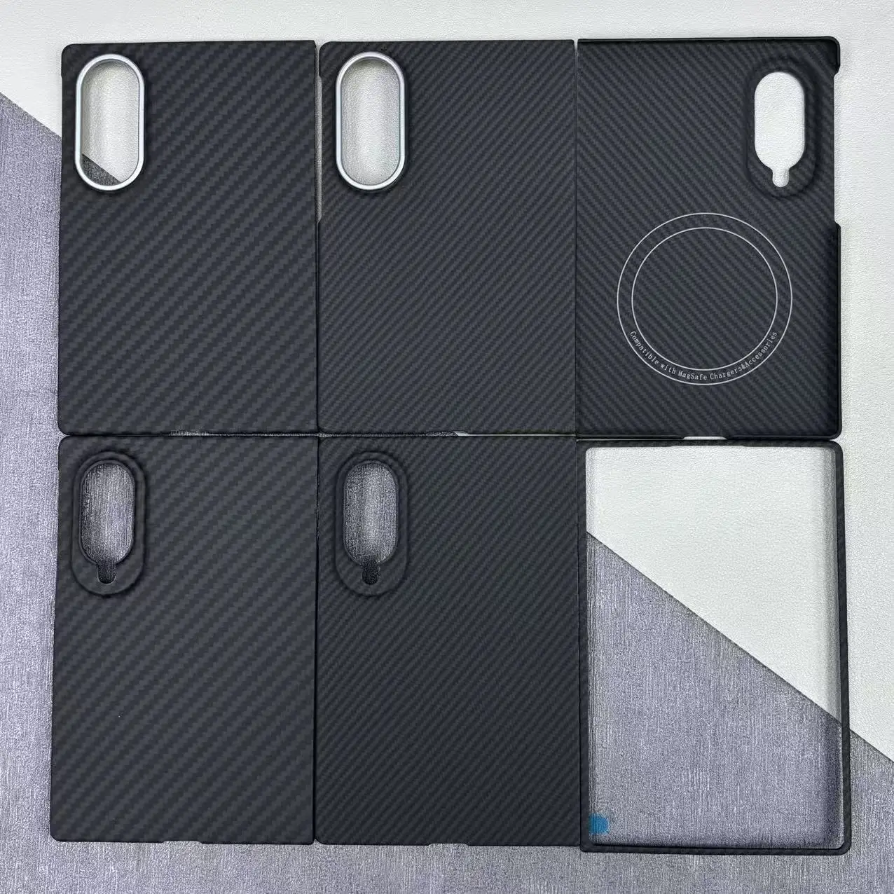Compatible with Samsung Z Fold 8: Ultra-thin Aramid Fiber Shock-Resistant Foldable Phone Case with Magnetic 600D Lens Frame and