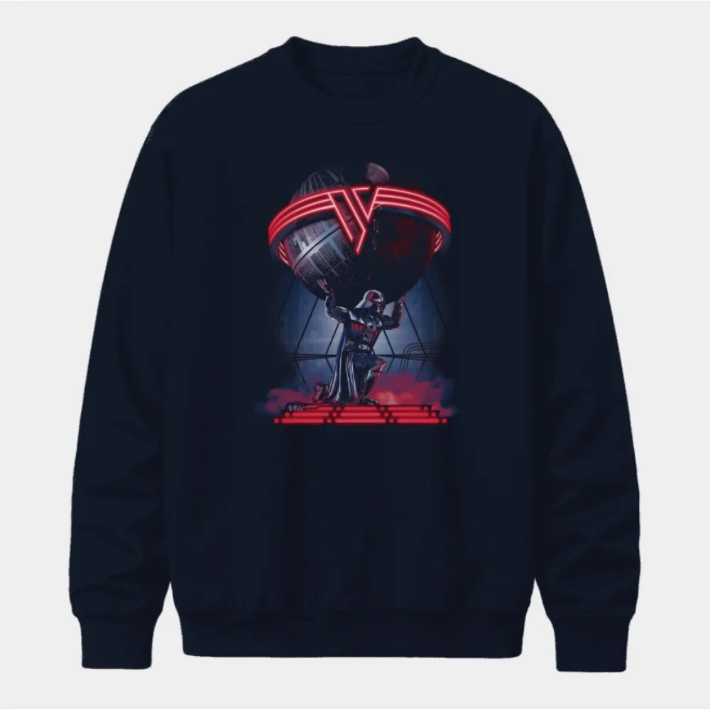 

Спортивная одежда с круглым вырезом и принтом «Американские звездные войны» для мужчин и женщин. Свободная и удобная хлопковая спортивная одежда для осенних видов спорта.