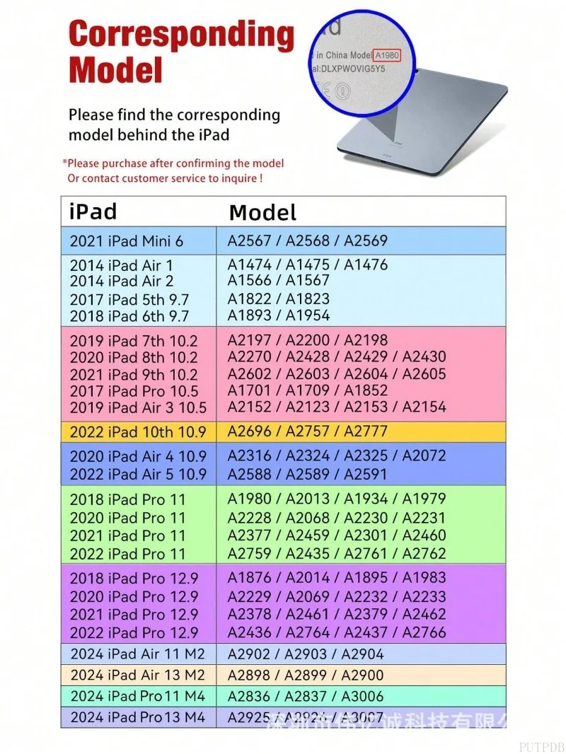 Sem suporte de lápis caso para ipad a16 11th 2025 air 11 "pro 12.9" 13 "2024 suporte capa ipad 6th 7th 10.2 "9.7" air4 5 10.9 "mini 6 7 capa