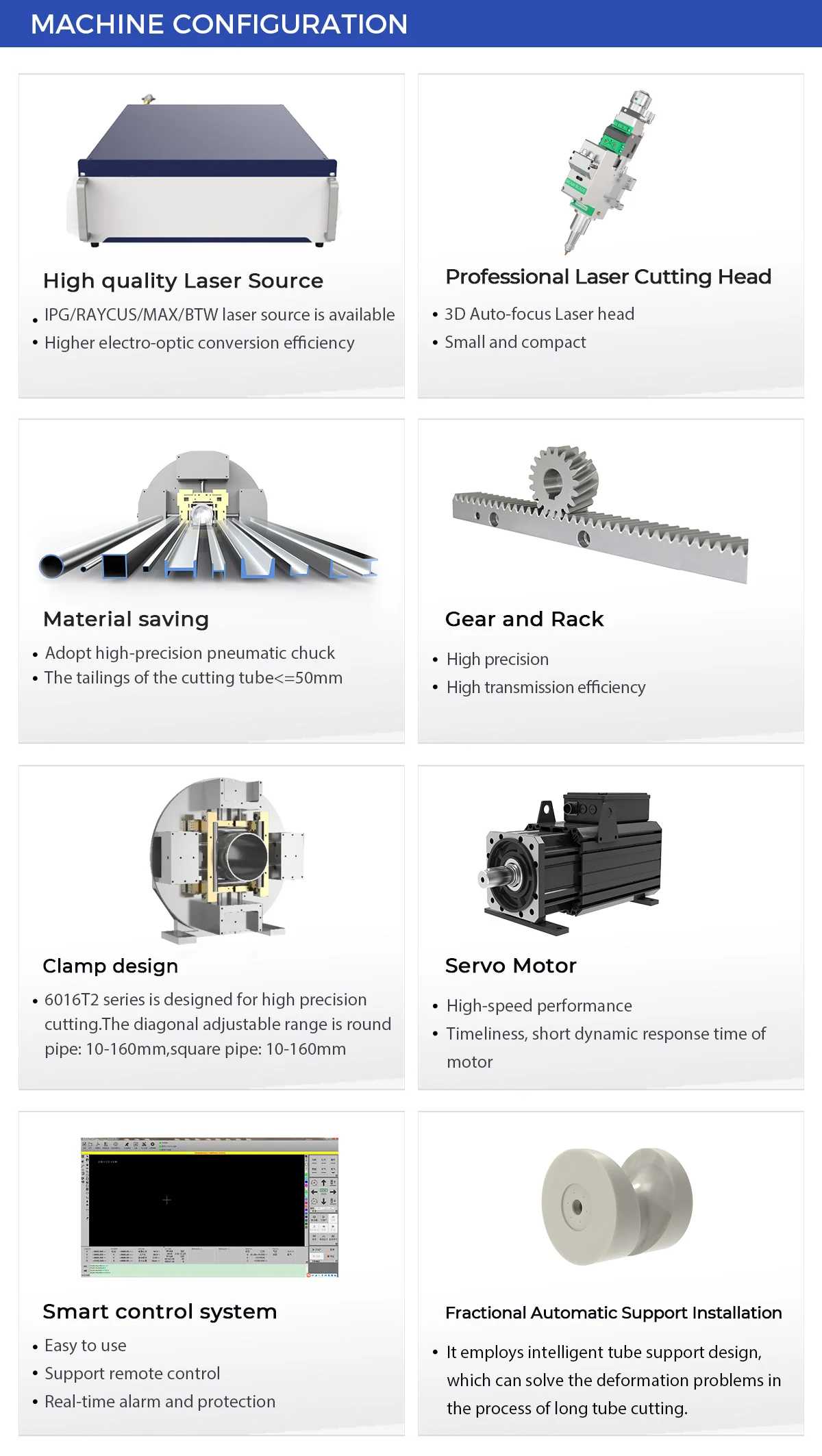 Industrial Fiber Laser Tube Cutter High Efficiency And Precision For Metal Tubes