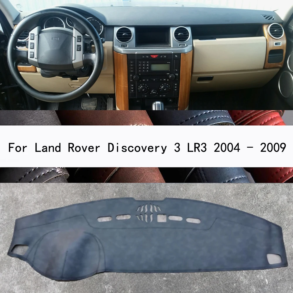 For Land Rover Discovery 3 LR3 2004 2005 2006 - 2009 Leather Dashboard Cover Board Mat Carpet Pad Sun Shade Dashmat Accessories