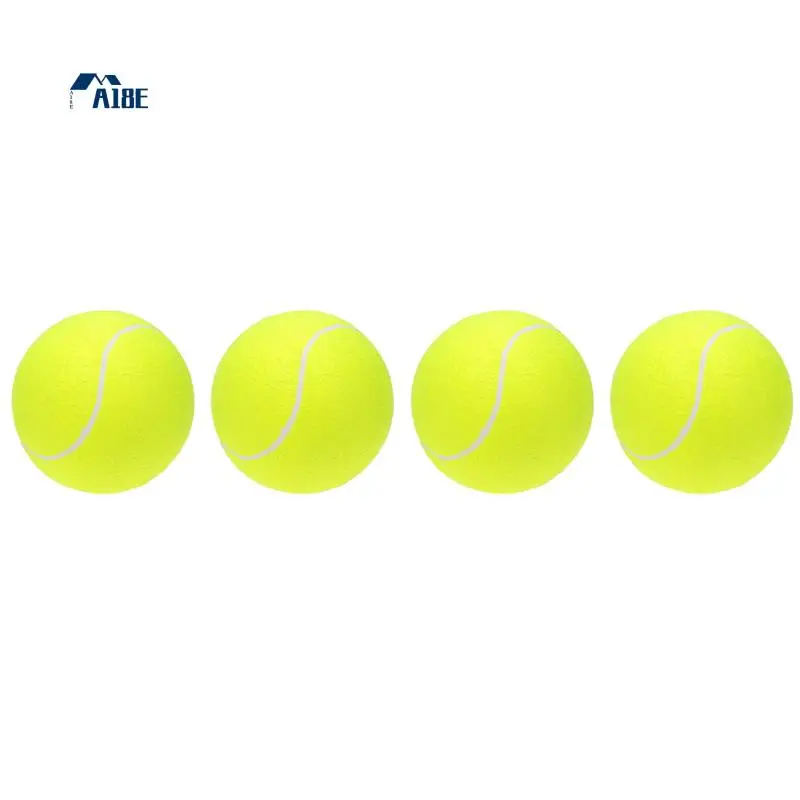 

A18E-4 шт. 9,5-дюймовый гигантский теннисный мяч большого размера для детей и взрослых, развлечения для домашних животных