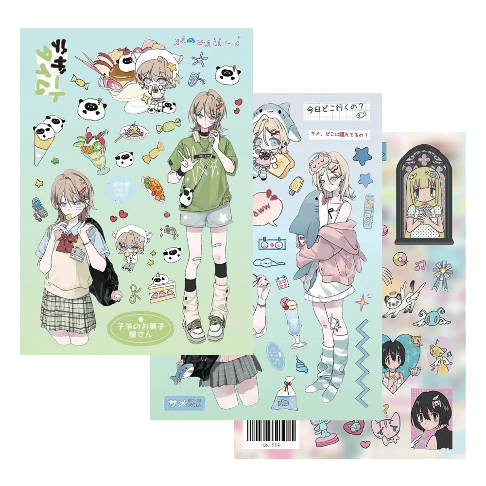 16枚入り、女の子向け、日常使いのグラフィティステッカー。日 - Laptop Accessories Girly のレビューと価格