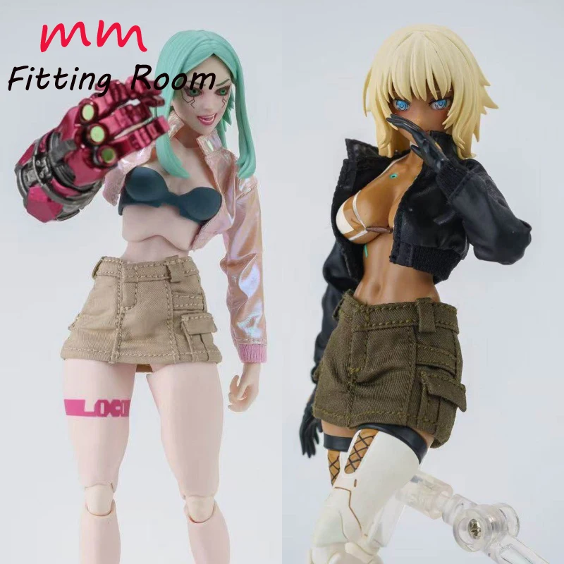 1/12 Scale female doll A-line work skirt‌ short jacket fit 6'' 7'' TBLeague T03 T01 action figure Notaman dolls clothes
